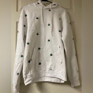 White & green hoodie size medium brand eighty eight brand new with tags